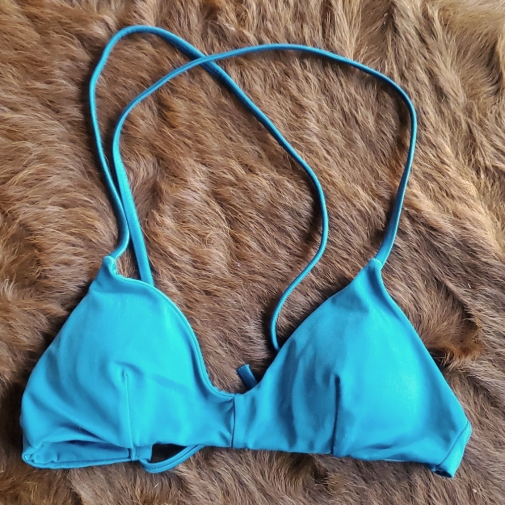 Rvca Solid Crossback Bikini Top - image 1